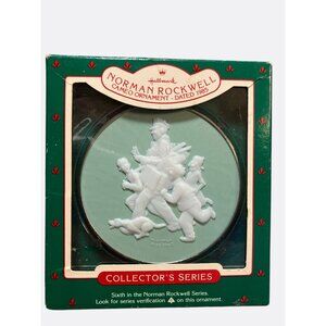 Hallmark 1985 Norman Rockwell Jolly Postman Christmas Ornament Collectors Series